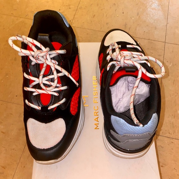 Marc Fisher Muti Color Fabric Sneaker - Picture 3 of 7